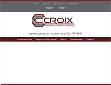 Tablet Screenshot of croixdesign.com